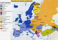 carte langues Europe familles minorités
