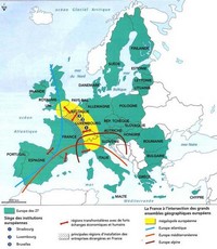 carte richesses Europe arc rhénan