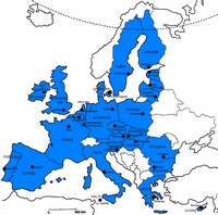 carte Europe pays membres Union européenne