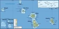 carte Polynésie française Bora Bora