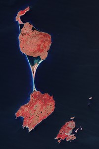 Carte satellite de Saint-Pierre-Et-Miquelon