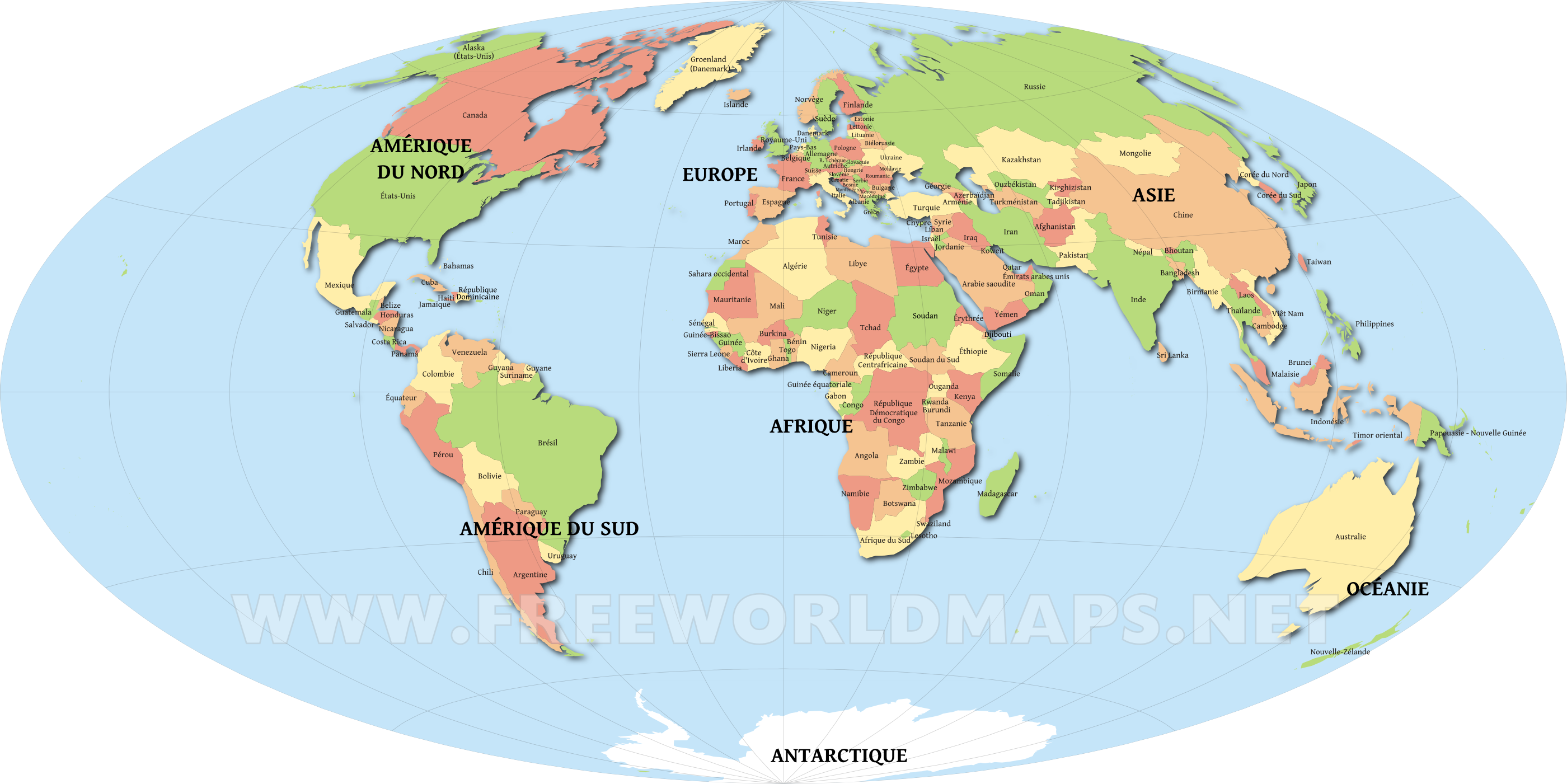 Carte Du Monde Png