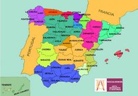 carte régions Espagne