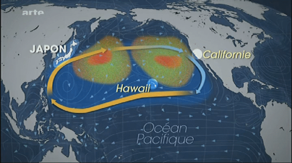 Szemétszigetek a Csendes-óceánban (Fotó: http://www.cartograf.fr)