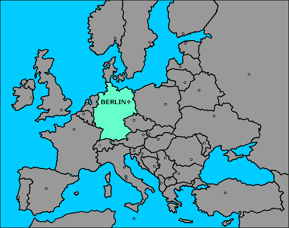 allemagne carte europe - Image