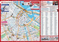 carte auberges jeunesse hôtels Amsterdam