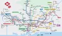 carte Barcelone métro