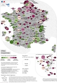 carte de france villes moyennes et leurs scores de fragilité