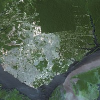 carte Manaus photo satellite