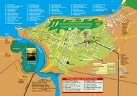 carte Natal rues hôtels zones touristiques
