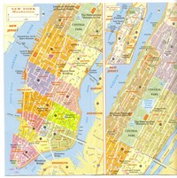 carte Manhattan Central Park