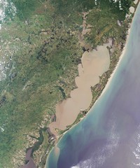 carte Porto Alegre photo satellite
