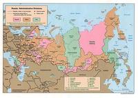 carte Russie divisions administratives