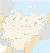 Carte Russie fleuves