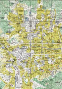 carte Séoul parcs et des bâtiments publics