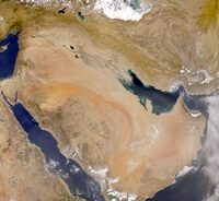 Arabie saoudite image satellite