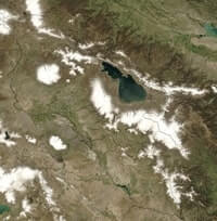 image satellite Arménie