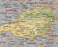 carte Autriche ville