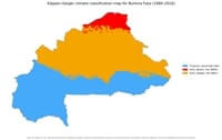 carte Burkina climat