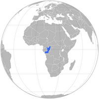 carte Congo localisation Afrique
