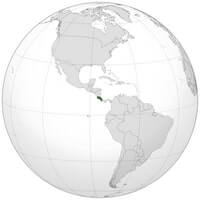 carte Costa Rica localisation