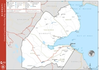 carte Djibouti route ville