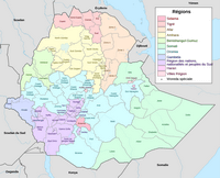 carte Ethiopie région