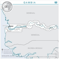 carte simple Gambie