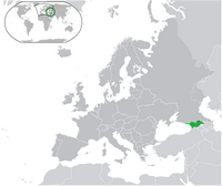 carte Géorgie localisation