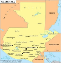 carte Guatemala simple