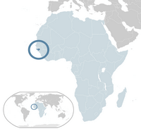 carte Guinée Bissau localisation