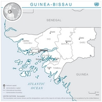 carte région Guinée Bissau