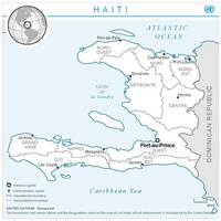 carte simple Haiti