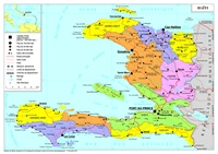 carte Haiti ville route rivière