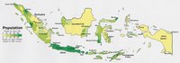 carte Indonésie densité de population