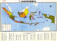 carte Indonésie détaillée