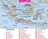 carte Indonésie liste des provinces
