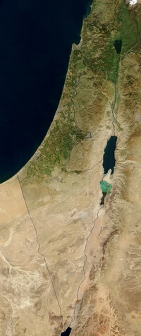 Israël image satellite