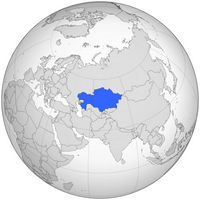 Carte Kazakhstan localisation