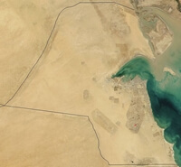 Image satellite Koweït