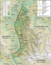 carte Liechtenstein