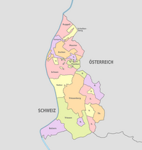 carte commune Liechtenstein