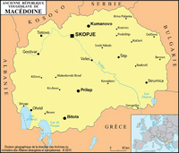 carte Macédoine simple