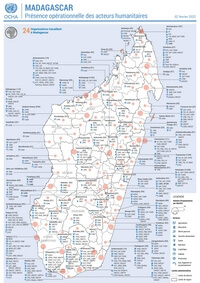 carte Madagascar humanitaire