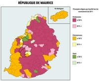 carte Maurice religion