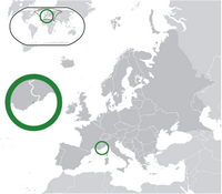 carte localisation Monaco