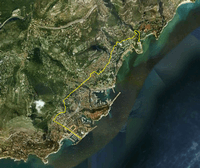 image satellite Monaco