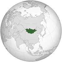 Carte Mongolie localisation
