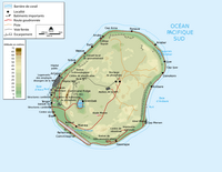 Grande carte Nauru route