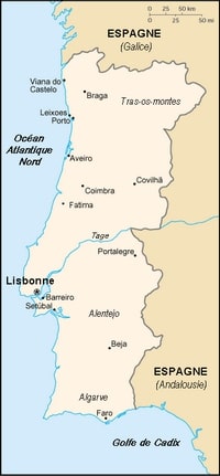 carte Portugal